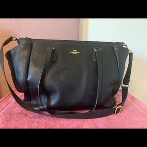 Authentic Coach Diaper Bag &washable changing pad